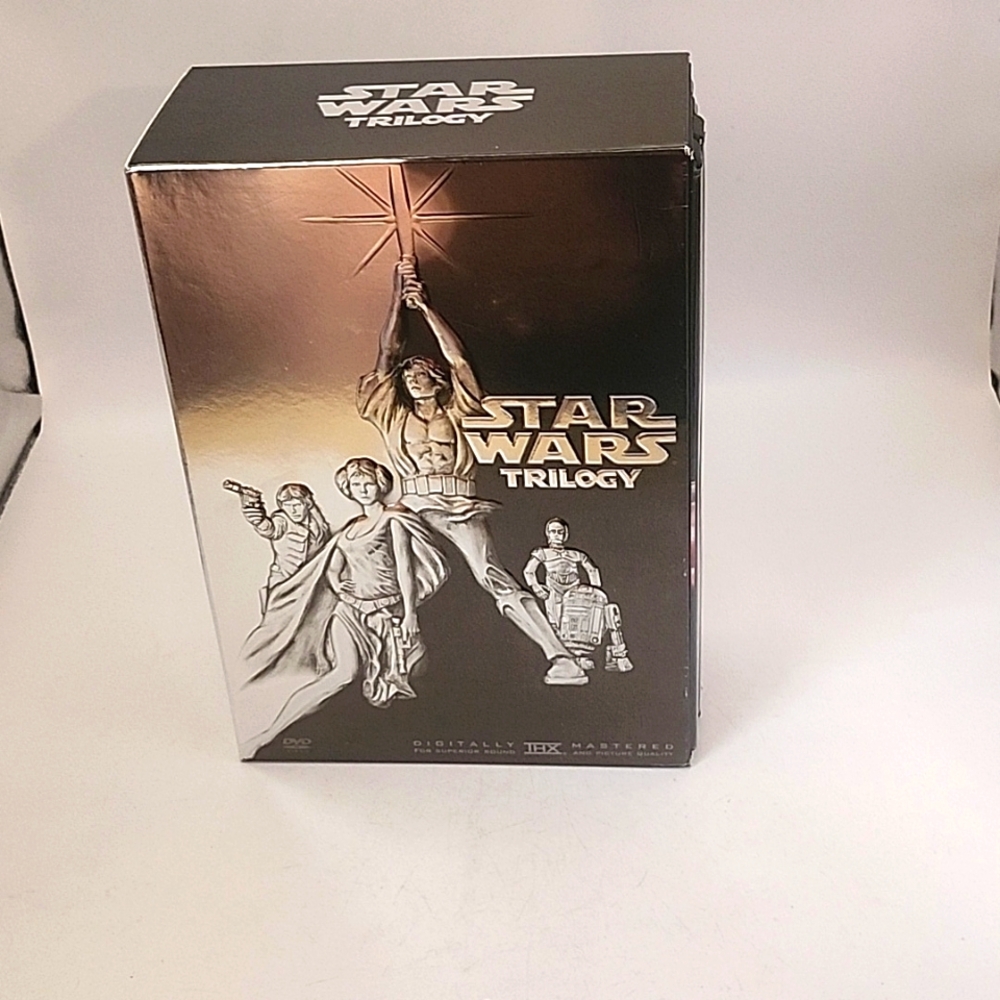 Vintage 2004 Star Wars Trilogy 4 Disk Set w/ Bonus Material THX Wide-screen DVD
